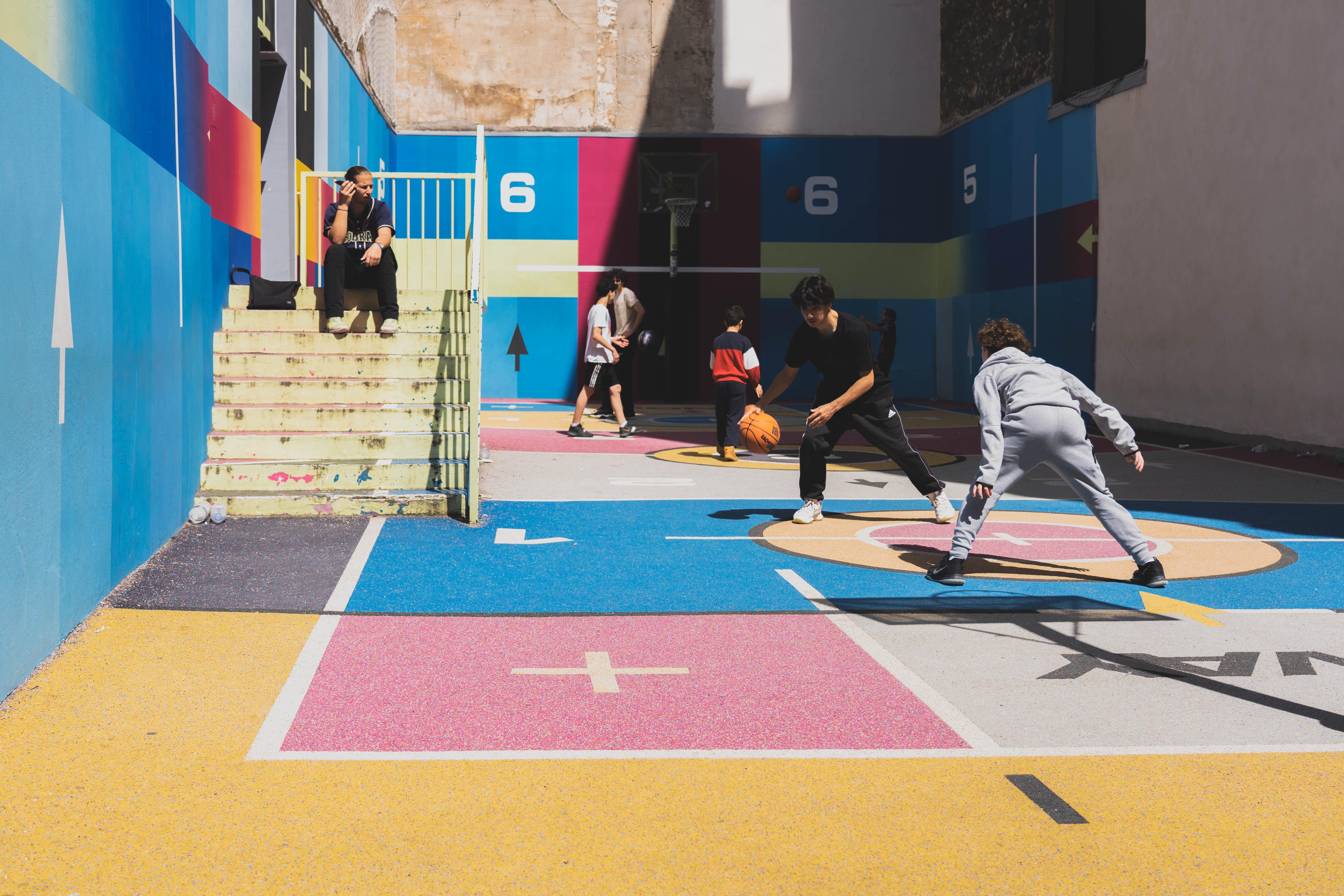 Step in Paris most stylish basketball court !