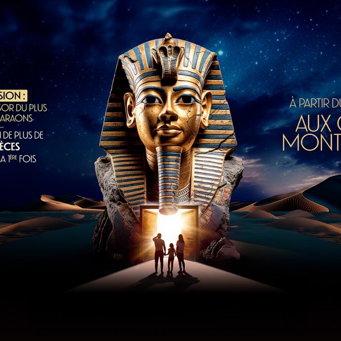 Toutankhamon, the new 2024 immersive experience at Paris Montparnasse